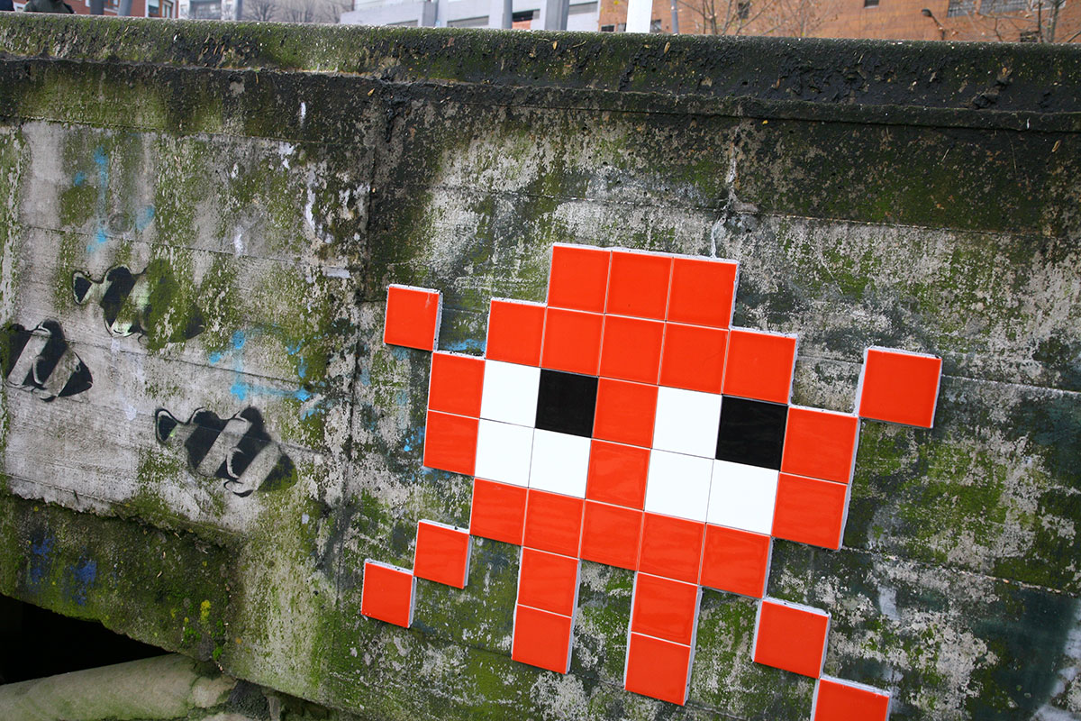 Image de fond - Invader