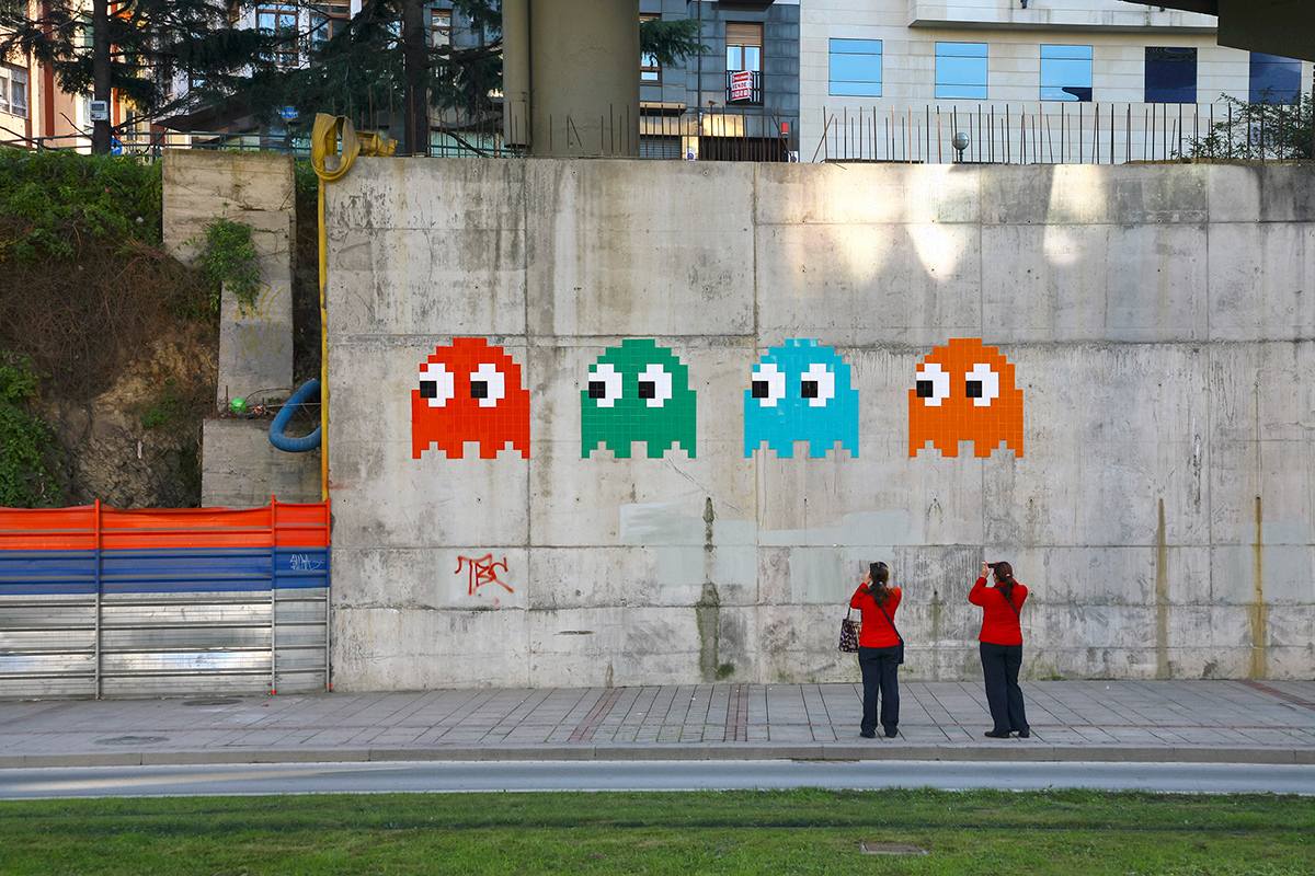 Image de fond - Invader