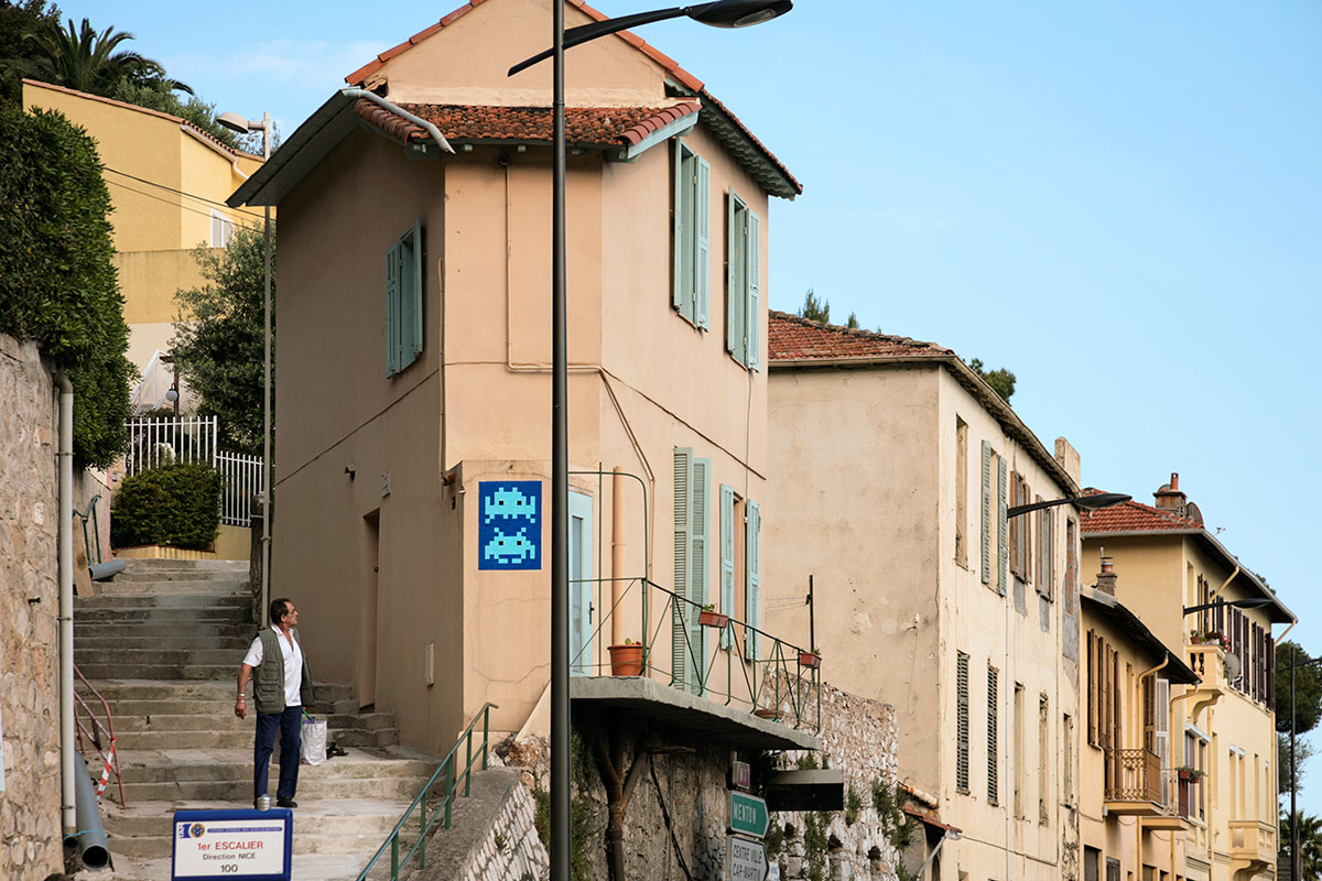Image de fond - Invader