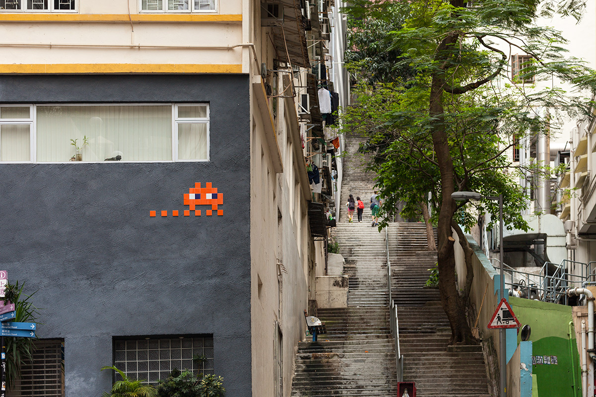 Image de fond - Invader