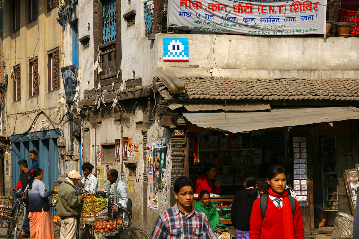 Invader - Background image