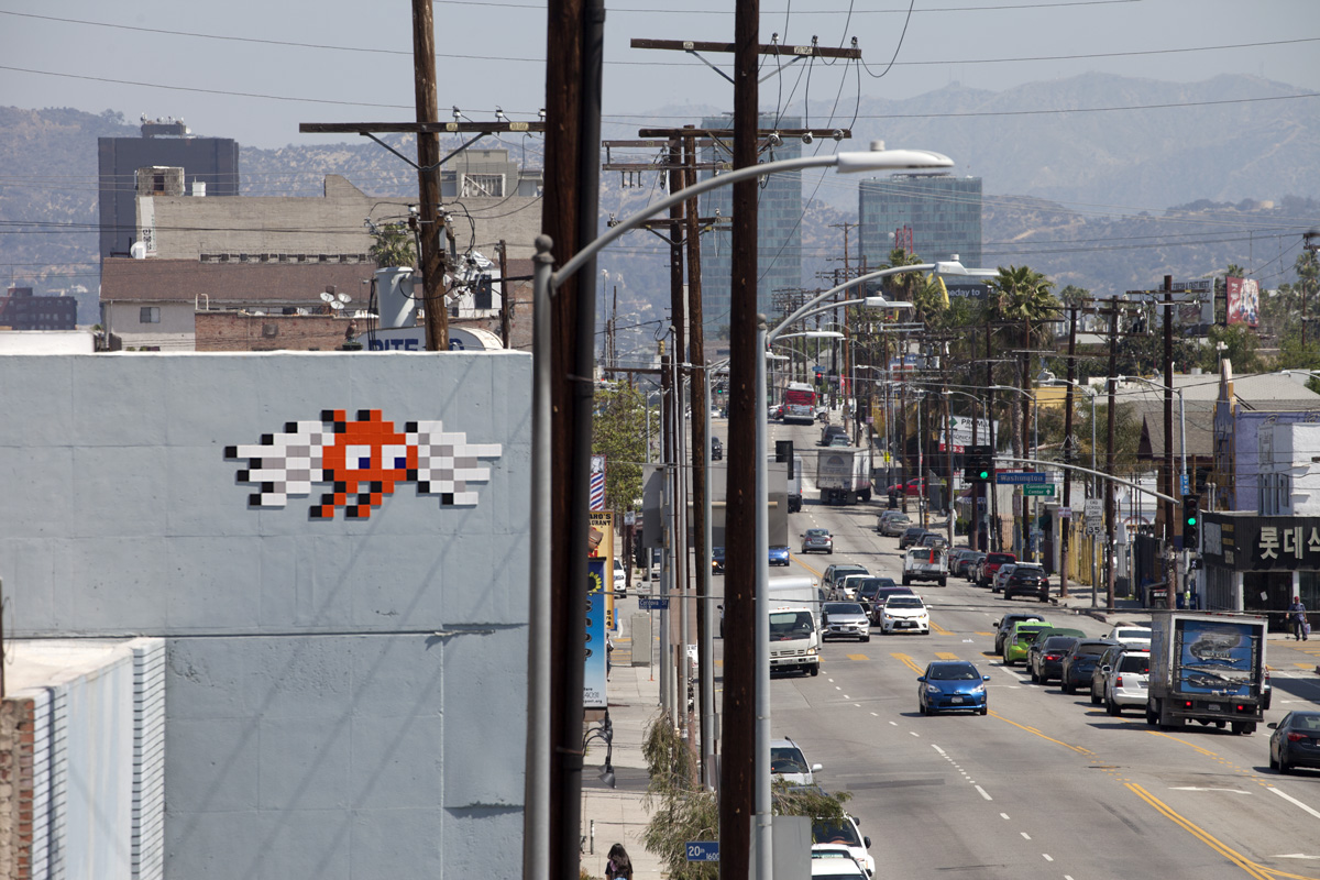 Image de fond - Invader