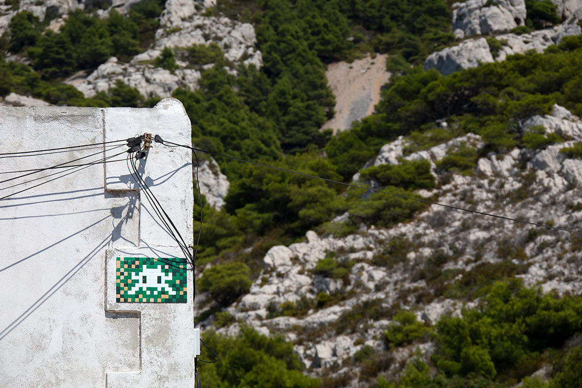 Image de fond - Invader