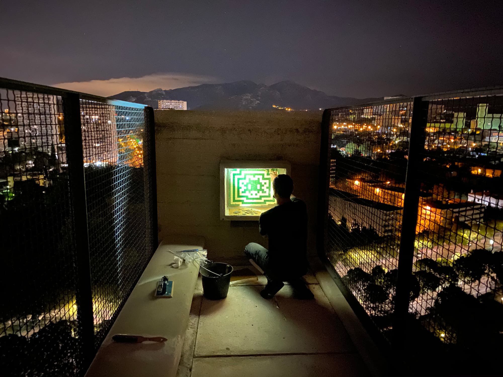 Invader - Background image