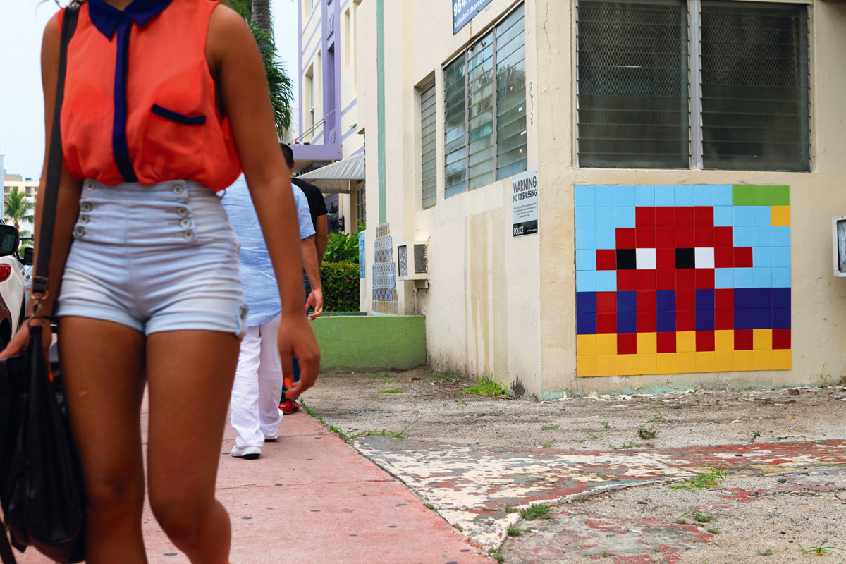 Image de fond - Invader