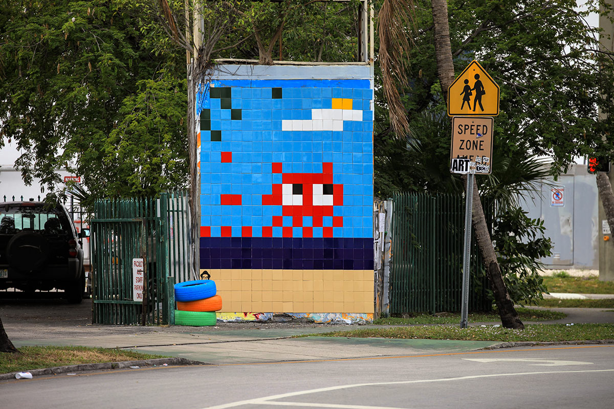 Image de fond - Invader