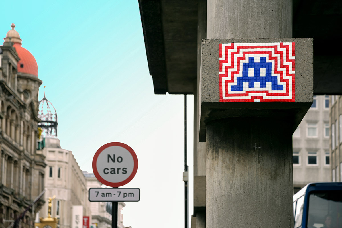 Image de fond - Invader