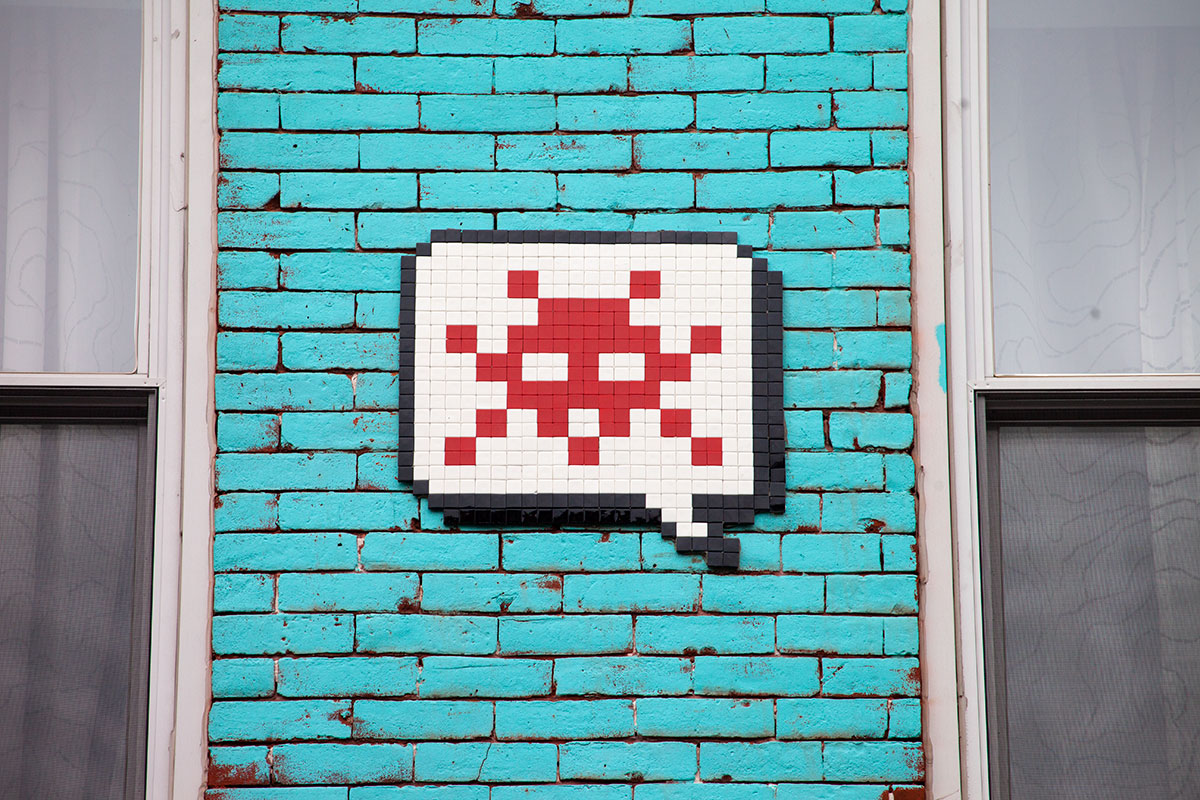 Image de fond - Invader