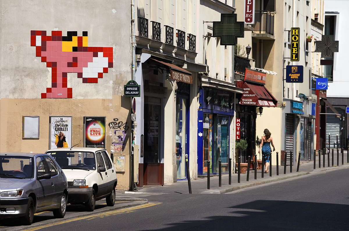 Image de fond - Invader