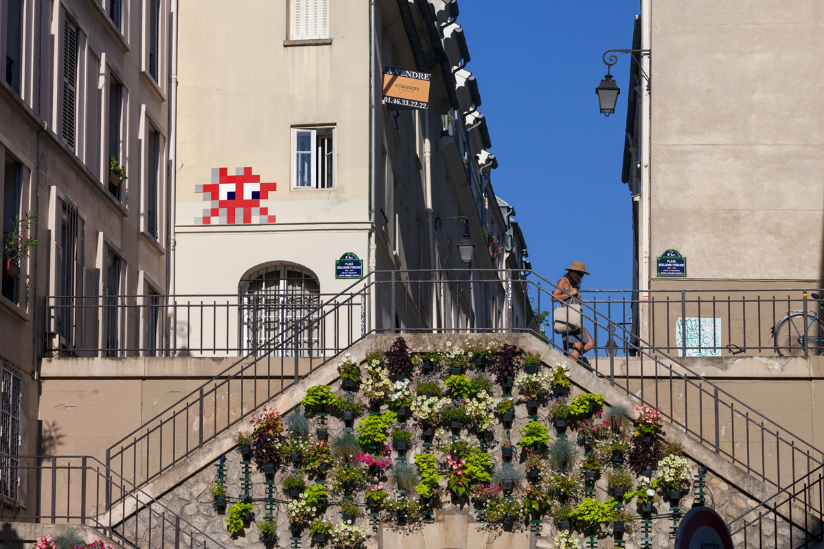 Image de fond - Invader