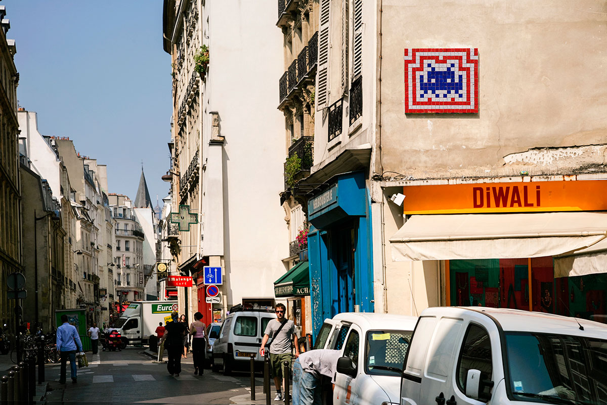 Invader - Background image