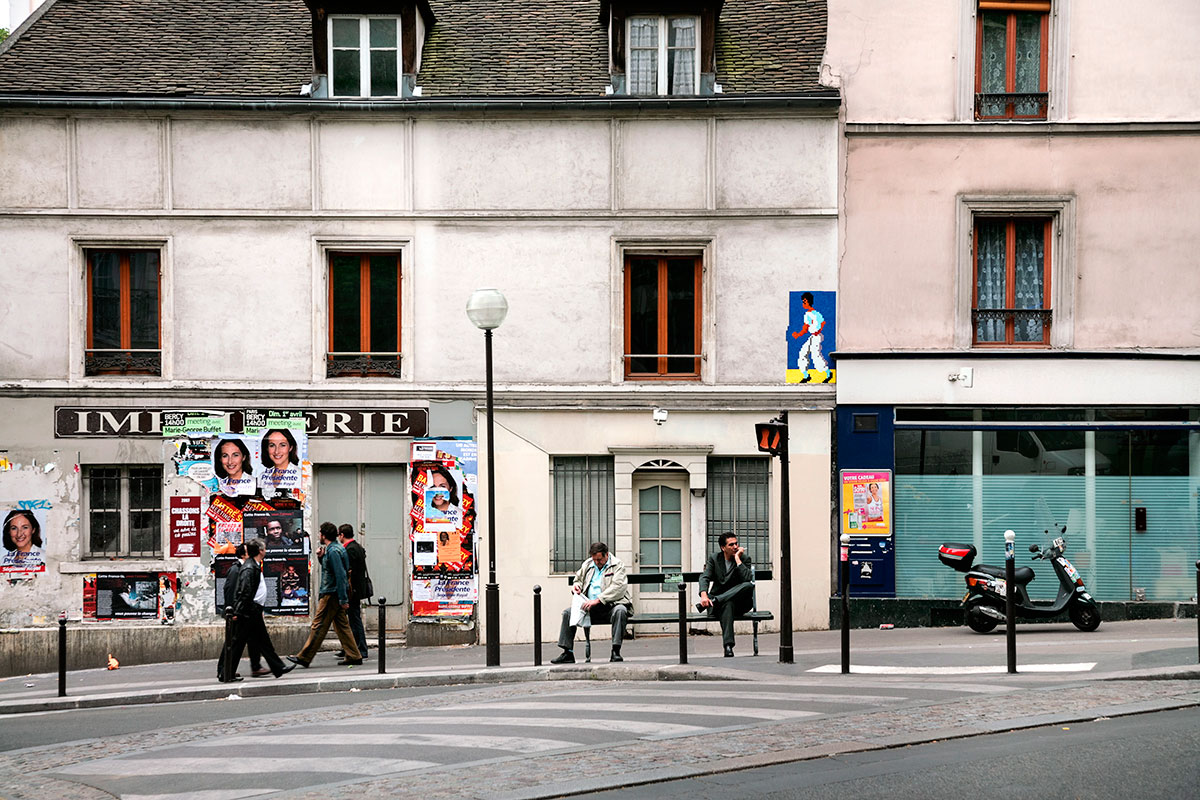 Image de fond - Invader
