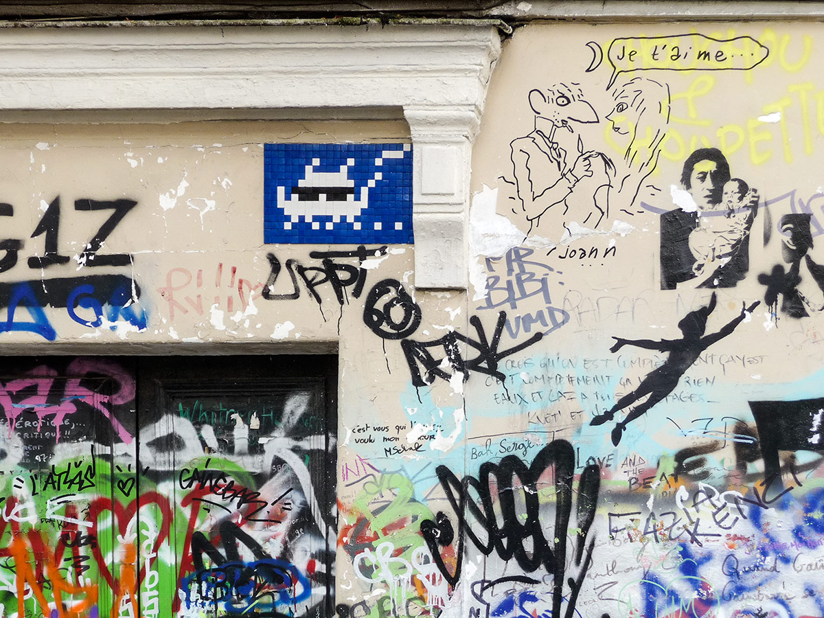 Image de fond - Invader