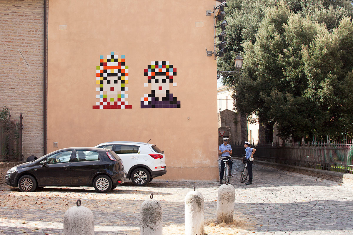 Image de fond - Invader
