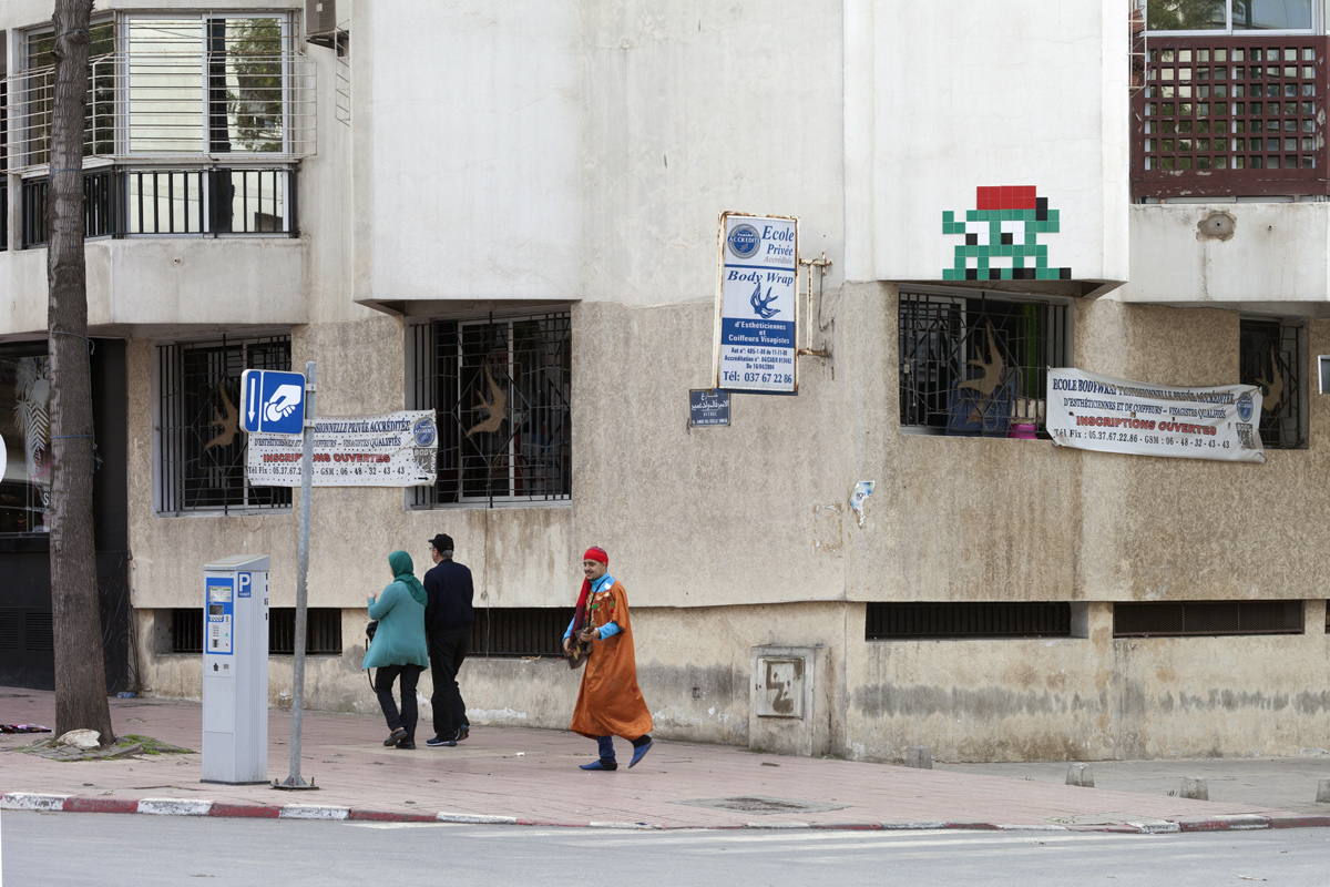 Image de fond - Invader