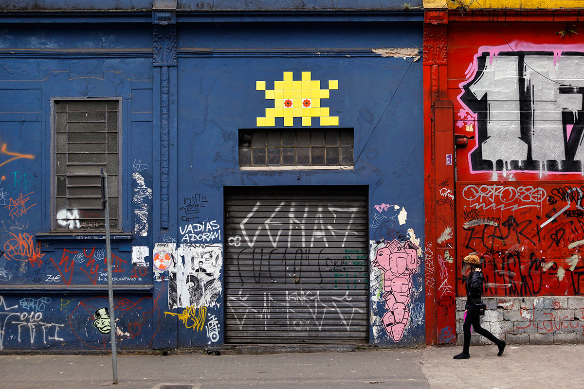 Image de fond - Invader