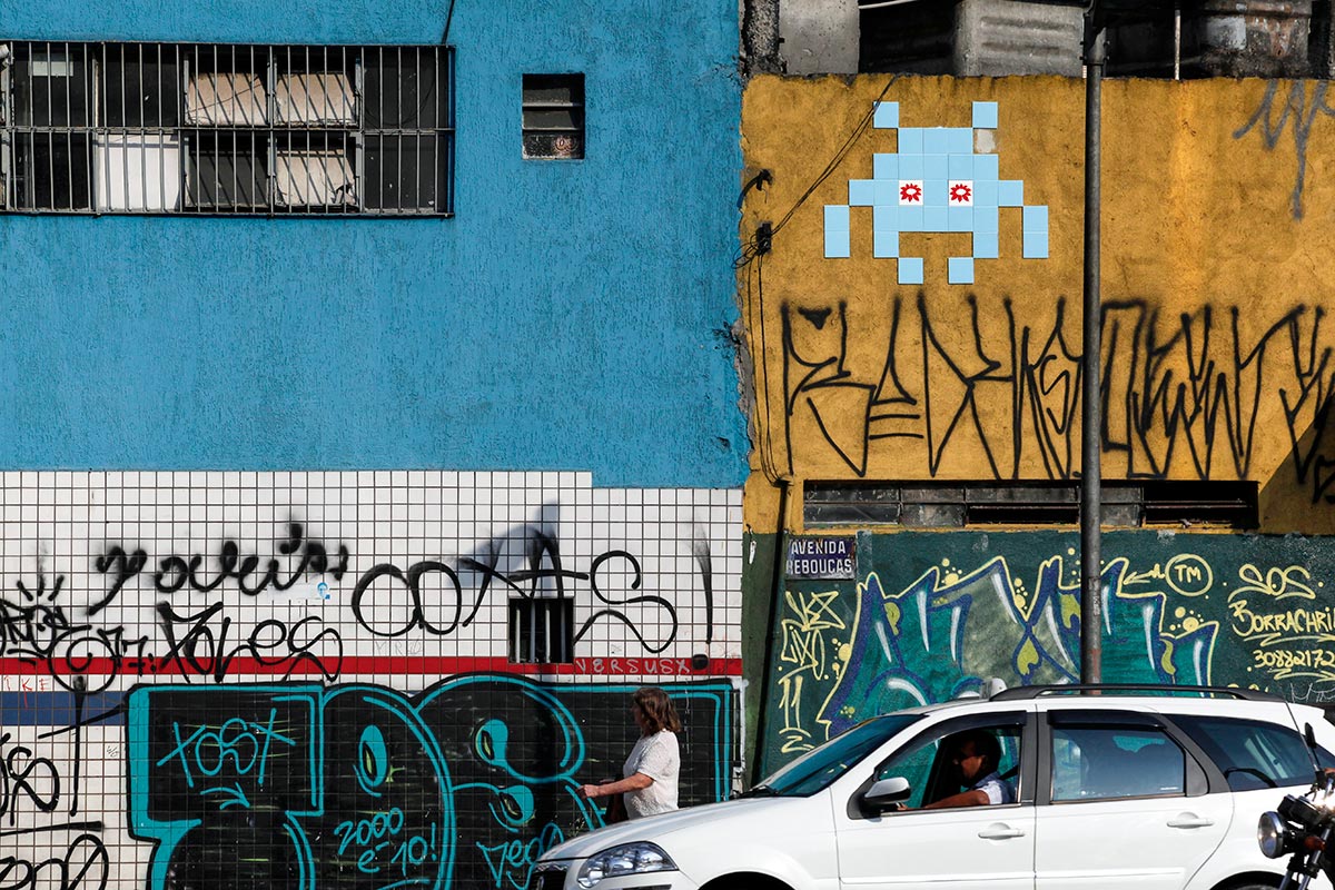 Image de fond - Invader