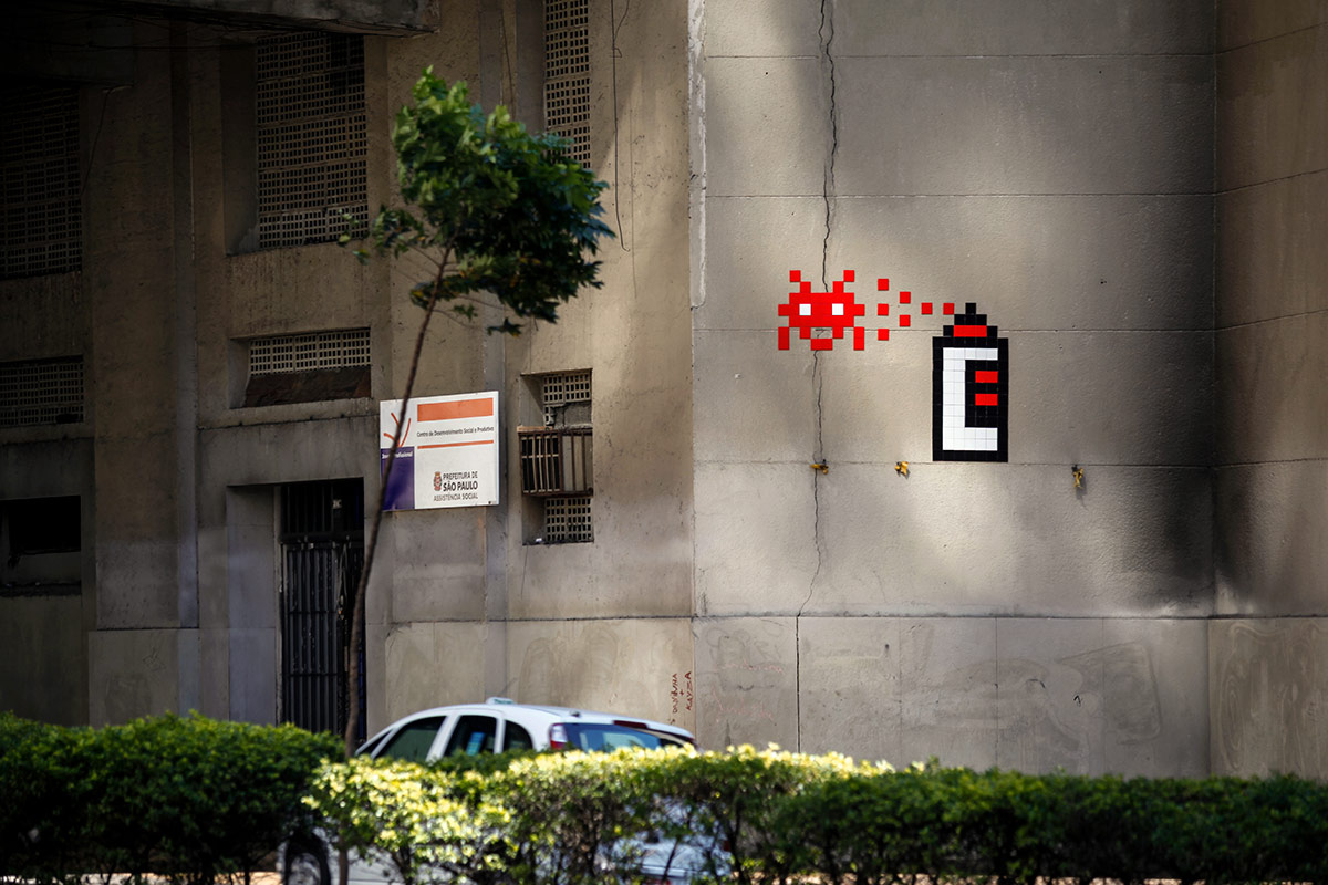 Image de fond - Invader
