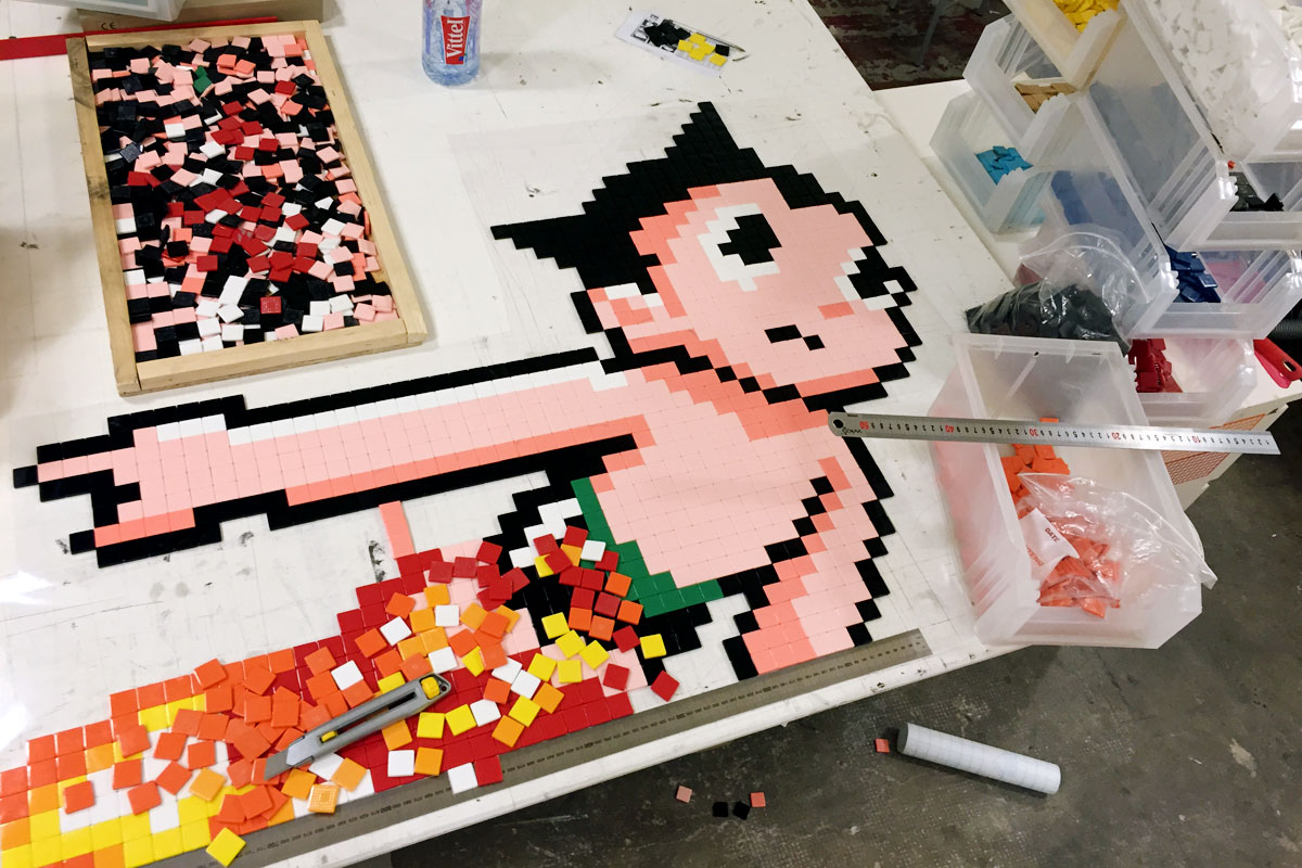 Image de fond - Invader