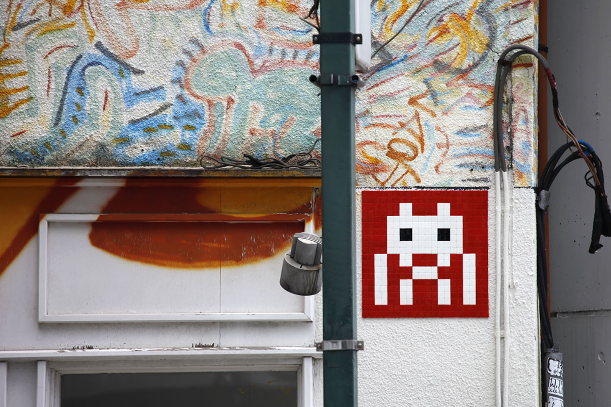 Image de fond - Invader