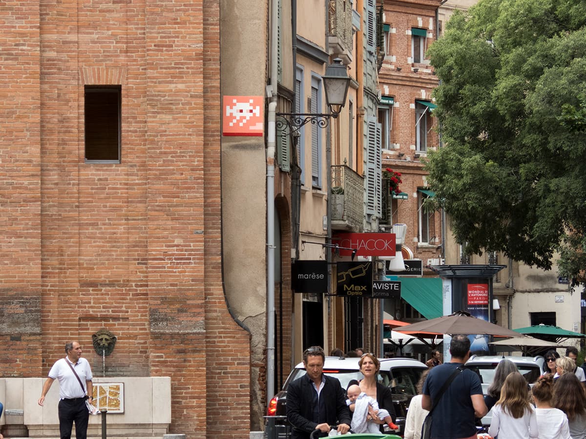 Image de fond - Invader