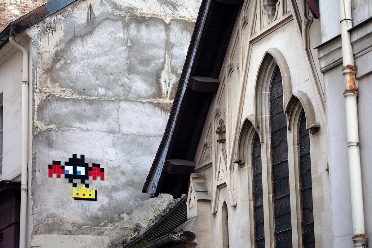 Image de fond - Invader