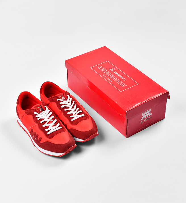 01 Point Sneakers (Red)